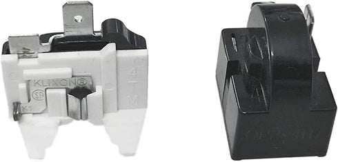 QP-02-4.7 1-Pin PTC Refrigerator Start Relay and Overload Protector Set for 1/2HP Cooler