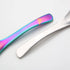 5 PCS Stainless Steel Soup Spoons, Mirror Finish Kitchen Serving Spoons for Soup Rice Tea Milk Dessert (Multicolor)