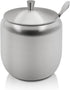 300ml Stainless Steel Sugar Bowl with Lid and Spoon, 10 OZ Coffee Seasoning Jar, Spice Container with Lid and Spoon