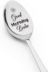 Engraved Friendship Spoons for Best Friend, Bestie Gifts, Birthday Christmas Gifts for Women Men, Good Morning Bestie