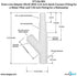 ET116-001 Drain Line Adapter (DLA) with 1/4-inch Quick Connect Fitting for Water Filter and 7/8-inch Dishwasher Fitting