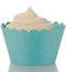 Dress My Cupcake Standard Diamond Blue Cupcake Wrappers, Set of 12