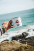 UFO Alien Extraterrestrial Enamel Campfire Mug, Outdoor Camping Coffee Cup, 12oz Gift for Camp Lovers