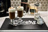 Highball & Chaser Premium Custom Bar Mat 18in x 12in, Durable Stylish Service Mat for Spills, Coffee, Bars,