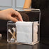 Sooyee Qtip Holder Dispenser for Cotton Ball, Swab, Round Pads, 3 Compartment Plastic Apothecary Jars