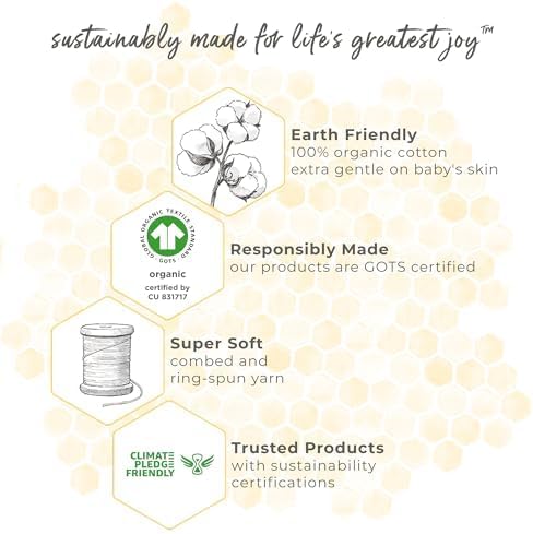 Burt's Bees Baby Toddler Hooded Animal Character Towels Organic Cotton, Unisex Bath Essentials, Soft Nursery Towel