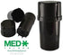 Black Storage Container w/Built-In Grinder
