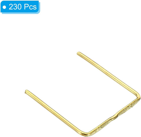 230 Pack 14mm/0.6" PATIKIL Chandelier Connector Pins, Length Chandelier Lamp Hanger Pin for Fastening Crystals Prisms