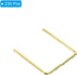 230 Pack 14mm/0.6" PATIKIL Chandelier Connector Pins, Length Chandelier Lamp Hanger Pin for Fastening Crystals Prisms
