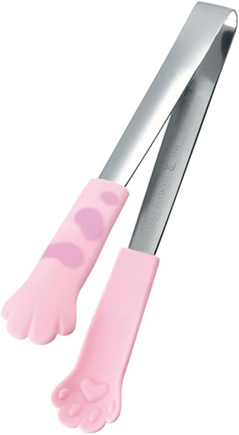Japanese Food Tongs - 4.75-Inch, Pink, 1 Pair