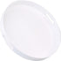 Round White Decorative Serving Tray with Handles, 13 Versatile Ottoman Tray for