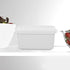 Mipcase Plastic Butter Dish with Lid, 700ml Cheese Storage Container for Kitchen.