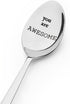 Inspirational Motivational Gifts for Women & Men - You Are Awesome Spoon Gifts for Coffee Lovers