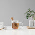 VIVA Travel Glass Tea Infuser Tube with Cork Lid for Brewing Tea On The Go