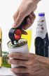2 pcs 5 In 1 Multi-Function Can Jar Bottle Opener - Good Kitchen Tool for Small Hands, Seniors, Arthritis (Black/White)