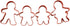 Wilton Gingerbread Family Cookie Cutter Set