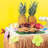 Luau Grass Table Skirt, Natural Hawaiian Table Skirt, Tropical Party Decorations, 9 Feet x 29.5 Inch
