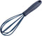 Navy Blue Silicone Whisk, Colorful Mini Whisks, Multifunctional Manual Egg Beater Mixer for Blending, Whisking, Stirring