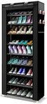 9-Tier Closet 27 PENGKE Shoe Storage Organizer with Dustproof Cover - Cabinet Shelf Holds up to Pairs - for Doorway