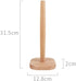UHBGT Paper Towel Holder - Kitchen Paper Hanger Rack, Bathroom Towel Roll Stand Organizer for Countertop, Wooden Paper