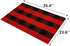 Ukeler Christmas Buffalo Check Rug, 2'×3' Machine Washable Buffalo Plaid Doormat for Front Porch/Kitchen