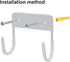 Ironing Board Hanger Wall Mount Organizer, Storage Rack for Laundry Rooms