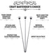 Premium Stainless Steel Cocktail Picks, 24 Pack, 4 Inch Cocktail Skewers for Drinks