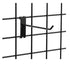 NAHANCO 8" Black Metal GWH8B Gridwall Peg Hooks (Pack of 12)
