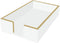 Paperproducts Design Lacquer Wood Guest Towel Paper Napkin Caddie-Set 1, White with