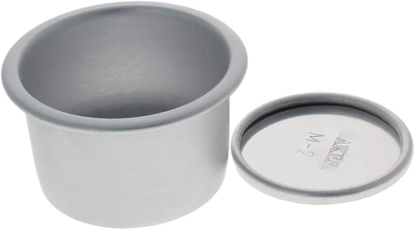 Othmro 5 Pcs Round Cake Pans with Removable Loose Bottom, Nonstick Aluminum Alloy Bakeware, Silver