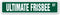 Ultimate Frisbee Street Sign - Freestyle Disc Golf Disk Sport - 36" Wide - Indoor/Outdoor
