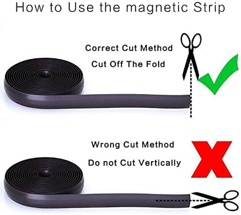 Magnetic Boundary Strips 6.5ft for Robot Vacuum Cleaners, Compatible with Shark Ion, Xiaomi, Eufy, Roborock, Neato