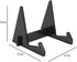 1 Piece Acrylic Bookshelf Book Stand Book Display Stand CD Display Stand Acrylic Easel Stand Acrylic Easel Rack Photo Display Holder Cookbook Holder Stand Plate Holder Stand, Black