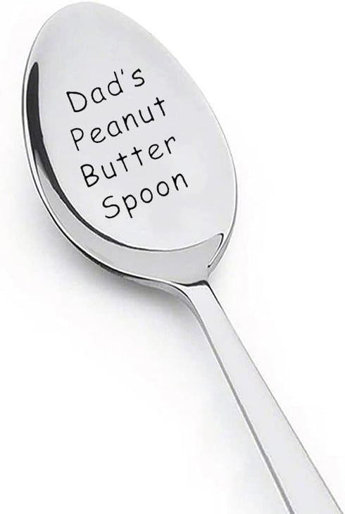 Dad Gifts for Birthday, Christmas from Daughter, Son, Creative Peanut Butter Spoon for Father's Day