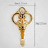 Crown Curtain Wall Hook for Household Clothes Hanging, Window Drapery Medallion Holdbacks, Gold
