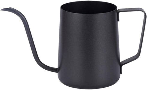 Whistling Teapot Coffee Pot, Stovetop Drip Pot with Long Spout, Stainless Steel Kettle with Tea Strainer