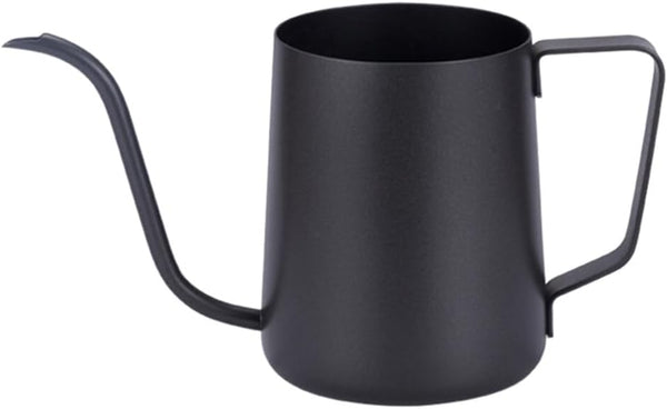 Whistling Teapot Coffee Pot, Stovetop Drip Pot with Long Spout, Stainless Steel Kettle with Tea Strainer