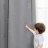 63 Inches Grommet Set 2 Vangao Grey Kids Curtains for Boys Bedroom Space Theme Blackout Curtains for Kids Nursery Girls