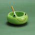 123Arts Ceramic Frog Ashtray - Animal Ashtray Flowerpot Home Decor