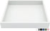 Montecito Home 10"x10" Small Square Wood Decorative Tray for Office, Ottoman, Bathroom, Entry, Remote
