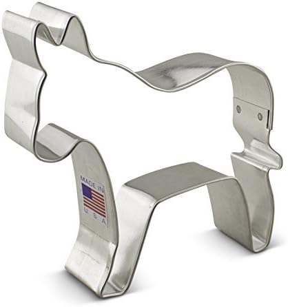 Ann Clark Cookie Cutters Democratic Donkey Cookie Cutter, 3.75", Made in USA
