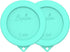 Sophico 1 Cup Round Silicone Storage Cover Lids Replacement for Anchor Hocking and Pyrex Glass Bowls (Mint - 2 pack)