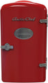 ARCTIC CHEF RMIS129RED Mini Compact Refrigerator, Red, 0.14 Cubic Feet