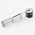 Stainless Steel 5 Wheel Pastry Cutter - Adjustable Baking Cutter Roller, Cookie Dough Divider, Pizza Slicer, 9.0x2.0