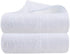 Lin Cotton Hand Towels, Soft & Highly Absorbent for Bathroom, White 2 Pack, 14 x 30 Inch