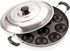 Appam Maker, 12 Cavity Non Stick Appam Pan with Lid
