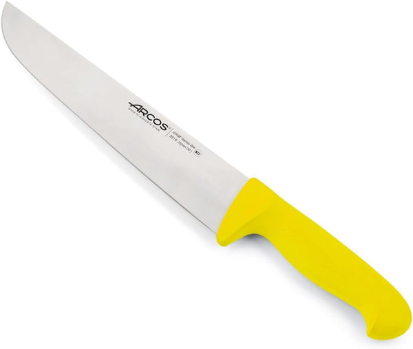 Arcos Butcher Knife, 10 Inch Nitrum Stainless Steel, 250 mm Blade - Professional Cooking Knife for Meat, Fish,
