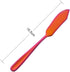 Stainless Steel 18/10 Cheese Desert Knives - Set of 4, Gold Breakfast Butter Knife, Slicer Sandwich Spreader (Magic Red)