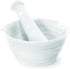 Portmeirion Sophie Conran White Mortar and Pestle Set, 5 inch Herb Grinder, Fine Porcelain
