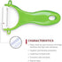 COLIBROX Peelers Grate and Julienne, Fruit and Vegetable Peeler Set for Quickly Peeling Apple, Potato, and More